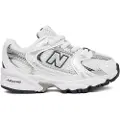 New Balance unisex per bambino. IZ530V1 530 Bungee sneakers bianche (25), Bianco, Basso, Stringhe, Casual, moda per bambini