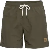 Urban Classics Pantaloncini da bagno 'Block Swim' cachi