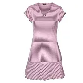 H.I.S. Camicia da notte rosa / nero