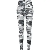 Urban Classics Leggings grigio / nero / bianco