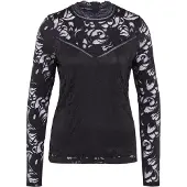 Vila Vistasia Lace Top A Maniche Lunghe