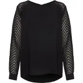 Object Camicia da donna 'Zoe' nero