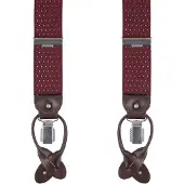 Profuomo Bretelle Luxe bordeaux-bianco Bordeaux