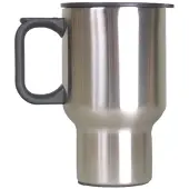 Basic Nature Edelstahl Thermobecher Auto Pentolino (0,45 l, grigio)