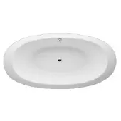 Laufen ILBAGNOALESSI 2030x1020x460mm, avec cadre de pied, blanc, H2439700000001, H2439700000001
