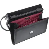 PICARD Auguri Borsa a tracolla Vera Pelle 19 cm nero