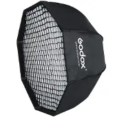 Godox Ombrello Softbox Bowens 80cm con Grid