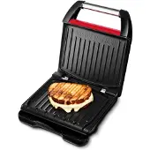 George Foreman Fitnessgrill Acciaio Compatto S Rot