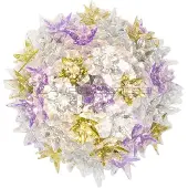 Kartell Plafoniera Bloom CW2, lavanda, Ø 28 cm