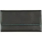 Mywalit Portafoglio Vera Pelle 17 cm nero