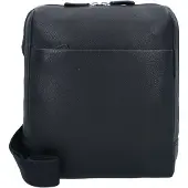 Leonhard heyden Berlin Borsa a tracolla Vera Pelle 23 cm nero