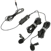 Boya BY-M1DM Microfono Duo Lavalier