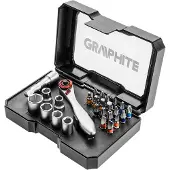 Graphite Set di punte in GRAFITE, 26 pezzi.