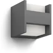 Philips Luce A Parete Led Orizzontale Arbour 2x4 Da 800 Lumen 5w
