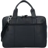 Dermata Valigetta Vera Pelle 39 cm Vano porta PC nero