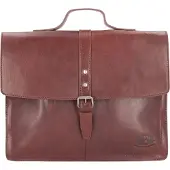 Pride And Soul Valigetta Vera Pelle 37 cm marrone