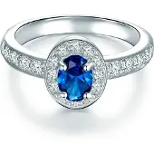Trilani Anello blu / argento