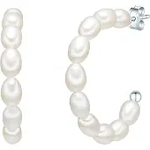 Valero Pearls Orecchini argento / bianco perla