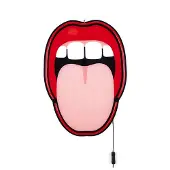 Seletti Applique LED Tongue, 41x58cm