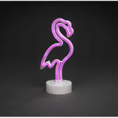 Konstsmide Season Lampada decorativa LED Flamingo, a batteria