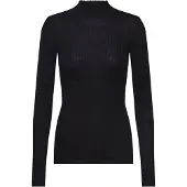 Armedangels Women's Alaani Maglia a manica lunga Donna (L, nero)