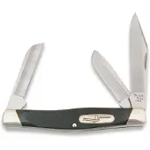Buck Stockman 0301BRS2, Satin 420HC, Ebony coltello da tasca