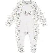 Jacky Pigiama marrone chiaro / grigio / grigio chiaro / arancione / bianco