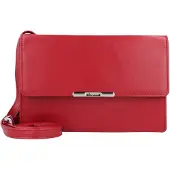 Esquire Helena Pochette Protezione RFID Vera Pelle 17.5 cm rosso