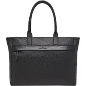 Castelijn & beerens Borsa shopper Protezione RFID Vera Pelle 45 cm Vano porta PC nero