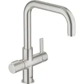 GROHE Red - Miscelatore monocomando per lavabo Duo, supersteel 30097DC0
