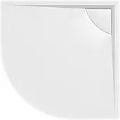 Hak Piatto doccia LUSSA con coperchio di scarico, quadrante 90x90x4cm, R500