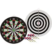 KRF Bersaglio Per Freccette Flock With 6 Darts 45 Cm