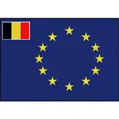 Talamex Europeo Con Piccola Bandiera Del Belgio