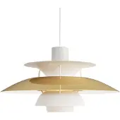 Louis Poulsen Lampada a sospensione PH 5 500, ottone, Ø 50 cm