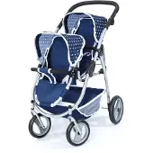 Reig Musicales Carrozzina Gemellare Per Bambole 73x63x46 Cm