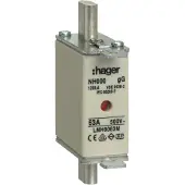 Hager Fusibile - Fusibile di bassa tensione HRC NH000 63A LNH0063M