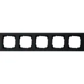 Gira Abdeckrahmen 5f. sw 021509 (021509)