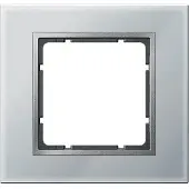 Berker 10116414 Placca da parete e coperchio per interruttore in alluminio