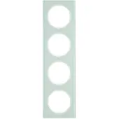 Berker 10142209 Telaio in vetro, bianco polare R.3