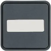 Berker Rocker 1gang, grigio - Piastra di copertura 30763545