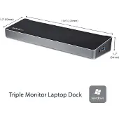 StarTech.com Stazione Docking Triple Monitor Usb 3.0