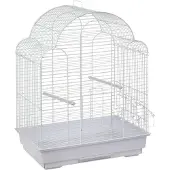 Flamingo Gabbia per uccelli Bali 42x30x58 cm Bianco