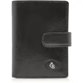 Castelijn & beerens Gaucho Portafoglio Protezione RFID Vera Pelle 12 cm nero