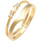 Elli Anello oro / trasparente