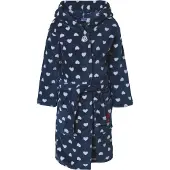 Playshoes Accappatoio 'Maritim' blu scuro / bianco
