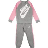 Nike Kids Tuta da jogging 'FUTURA' grigio sfumato / rosa / bianco