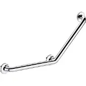 Delabie Maniglia angolare 135Gr. D25 400x400mm, 3Feet.P., acciaio inox pol.