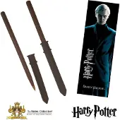 Noble Collection Penna E Segnalibro Draco Malfoy Bacchetta
