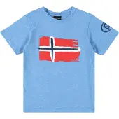 TROLLKIDS Kid's Oslo T T-shirt Bambini (140, blu)