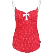 Petit Amour Costume intero 'ANTONIE' rosso / bianco